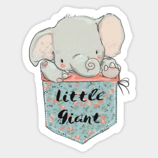 Pocket Elephant Sticker